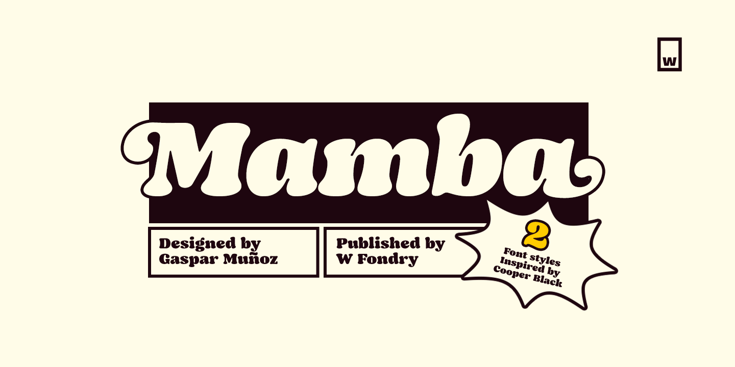 Example font Mamba #1
